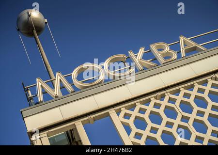Cafe Moskau, Karl-Marx-Allee, Mitte, Berlin, Deutschland Stockfoto