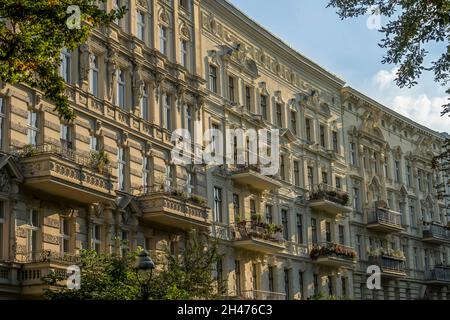 Altbauten, Planufer, Kreuzberg, Berlin, Deutschland Stockfoto