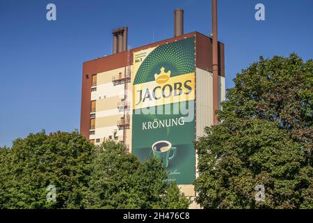 Jacobs Krönung, Kaffeeröstung, Jacobs Douwe Egberts (JDE), Chris-Guefroy-Allee, Neukölln, Berlin, Deutschland Stockfoto