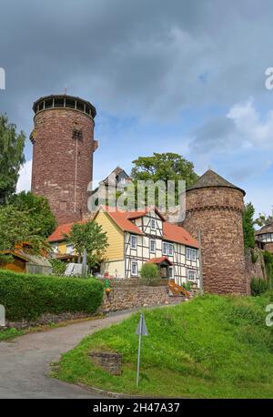 Rapunzelburg, Trendelburg, Hessen, Deutschland Stockfoto