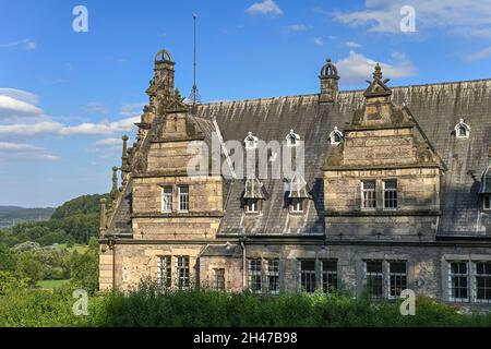 Westflügel, Schloss Hämelschenburg, Niedersachsen, Deutschland Stockfoto