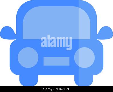 Stadtauto, Illustration, Vektor, auf weißem Hintergrund. Stock Vektor