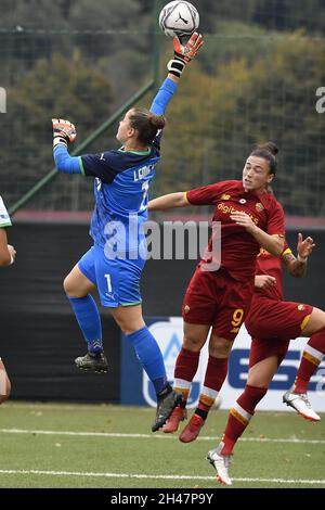 Diede Lemey von der US-amerikanischen Sassuolo Calcio und Valeria Pirone von AS Roma Women während des Serie-A-Spiels zwischen A.S. Roma Women und US-amerikanischer Sassuolo Calcio AT Stockfoto