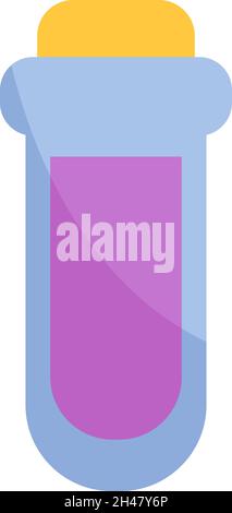 Magischer violetter Trank, Illustration, Vektor, auf weißem Hintergrund. Stock Vektor