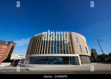 The Word, National Center for the Written Word, New cultural Center, South Shields, Tyneside, North East England, VEREINIGTES KÖNIGREICH Stockfoto