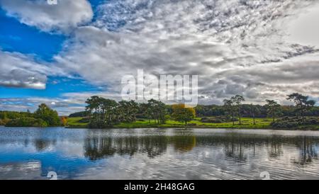 Knapp loch Kilmacolm Stockfoto