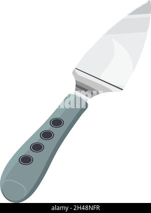 Kuchenspatel, Illustration, Vektor auf weißem Hintergrund. Stock Vektor