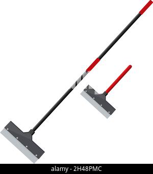 Bodenschaber, Illustration, Vektor auf weißem Hintergrund. Stock Vektor