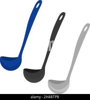 Küchenpfanne, Illustration, Vektor auf weißem Hintergrund. Stock Vektor