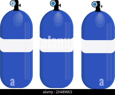 Sauerstoffsättigung, Abbildung, Vektor auf weißem Hintergrund. Stock Vektor