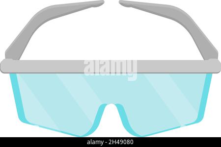 Schutzbrille, Illustration, Vektor auf weißem Hintergrund. Stock Vektor