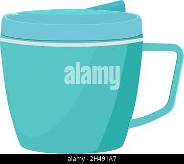 Die Mug, Illustration, Vektor auf weißem Hintergrund. Stock Vektor