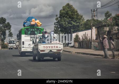 Krieg in Tigray und Amhara, Äthiopien, Afrika Stockfoto