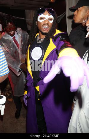 Los Angeles, Ca. Oktober 2021. Quavo auf der Costume Couture 2021 Halloween Party im Highlight Room im Dream Hollywood in Los Angeles, Kalifornien am 21. Oktober 2021. Quelle: Walik Goshorn/Media Punch/Alamy Live News Stockfoto