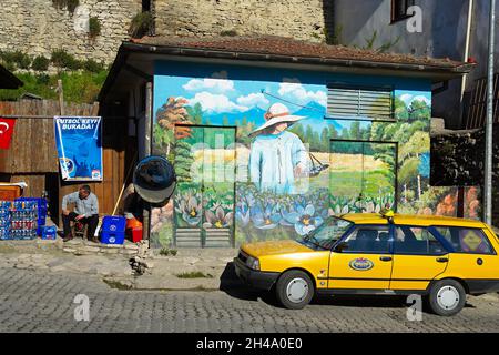 Türkei. Schwarzmeerregion. Stadt Safranbolu. UNESCO-Weltkulturerbe. Stockfoto