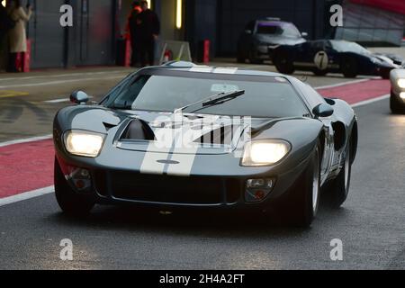 Bernado Hartogs, Ford GT40, Amon Cup für Ford GT40s, Motor Racing Legends, Silverstone, Towcester, Northamptonshire, England, Oktober 2021. Stockfoto