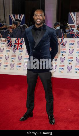 London, Großbritannien. Oktober 2021. Ugo Monye nimmt an den Pride of Britain Awards in Zusammenarbeit mit TSB im Grosvenor House Hotel, Park Street in London Teil. (Foto von Gary Mitchell/SOPA Images/Sipa USA) Quelle: SIPA USA/Alamy Live News Stockfoto