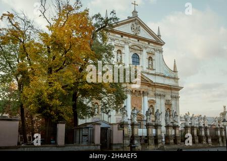 St. Peter und Paul Kirche in Krakau, Polen Stockfoto