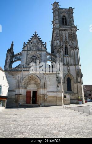 Collégiale Saint-Martin, Clamecy, Bourgogne, Stockfoto