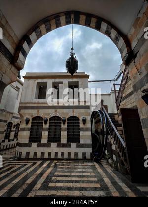 Azm Palace Damaskus Syrien Stockfoto