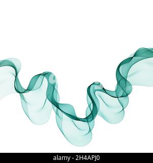 Abstrakter blauer Wellenvektor Hintergrund blauer Wellenfluss Stockfoto