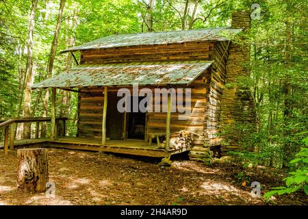 Savannah House, The Foxfire Museum & Heritage Center, Mountain City, Georgia Stockfoto