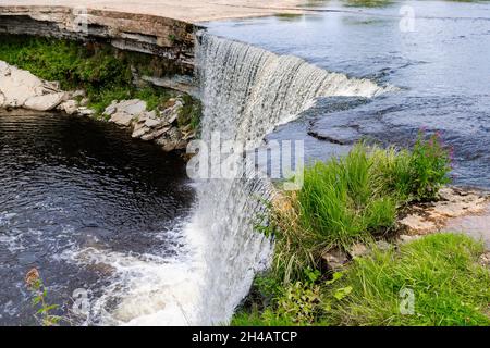 Jägala juga Wasserfall in Estland Stockfoto