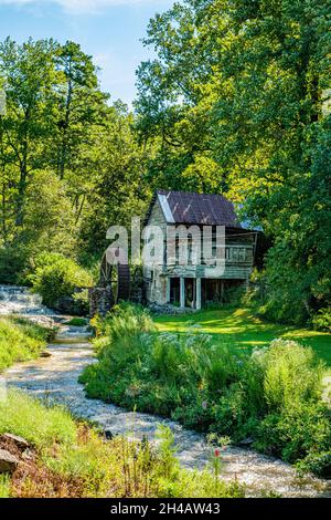 Loudermilk Mill, State Route GA-197, Mount Airy, Georgia Stockfoto