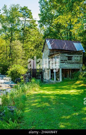 Loudermilk Mill, State Route GA-197, Mount Airy, Georgia Stockfoto