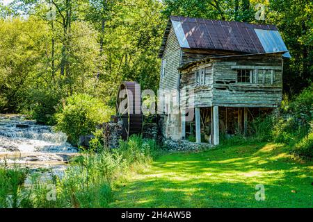 Loudermilk Mill, State Route GA-197, Mount Airy, Georgia Stockfoto