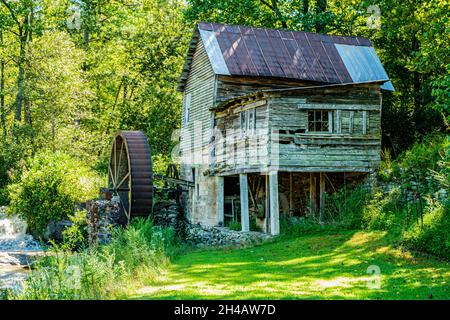 Loudermilk Mill, State Route GA-197, Mount Airy, Georgia Stockfoto