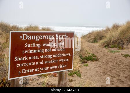 Point Reyes National Seashore ist un Marin County an der Pazifikküste von Nordkalifornien in den Vereinigten Staaten. Stockfoto