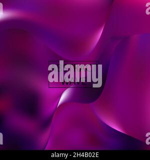 Violetter Hintergrund. Abstrakte flüssige Illustration Stockfoto