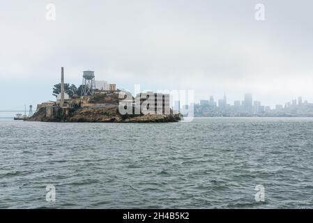 Berühmtes Gefängnis von Alcatraz in San Francisco, USA Stockfoto
