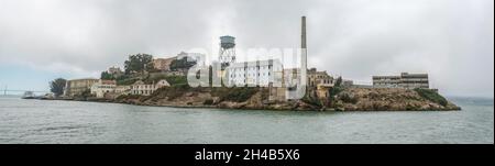Berühmtes Gefängnis von Alcatraz in San Francisco, USA Stockfoto
