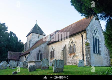 St. John the Baptist Church, Sutton, West Sussex, England, Vereinigtes Königreich Stockfoto