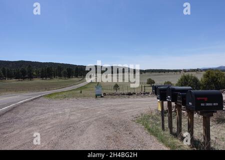 Unbebaute Gebiete im Westen bieten reichlich Erholungsmöglichkeiten Stockfoto