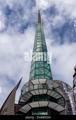 Der legendäre Glockenturm in Perth, Westaustralien, wurde am 21. Oktober 20221 errichtet Stockfoto