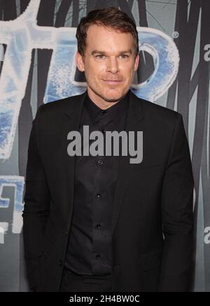 New York, NY, USA. November 2021. Michael C. Hall bei der Ankunft für DEXTER: PREMIERE DER NEW BLOOD Series auf Showtime, Alice Tully Hall im Lincoln Center, New York, NY, 1. November 2021. Kredit: CJ Rivera/Everett Collection/Alamy Live Nachrichten Stockfoto