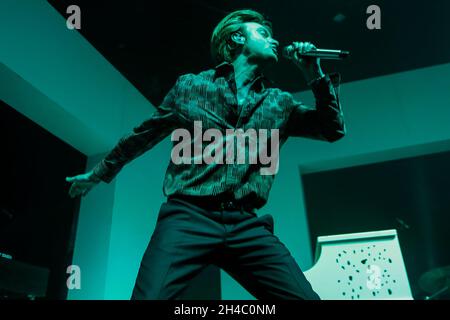 San Francisco, USA. November 2021. Finneas tritt am 1. November 2021 im Fillmore Auditorium in San Francisco, Kalifornien, auf. Foto: Christopher Victorio/imageSPACE Credit: Imagespace/Alamy Live News Stockfoto