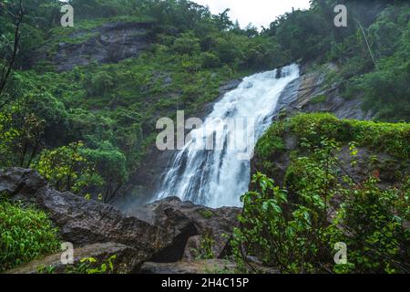 Marmalla Wasserfälle Kerala Indien Stockfoto