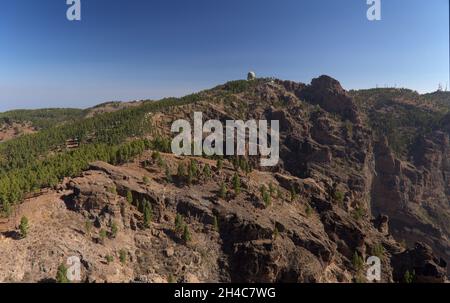 Gran Canaria, zentraler montainous Teil der Insel, Las Cumbres, dh die Summits Stockfoto
