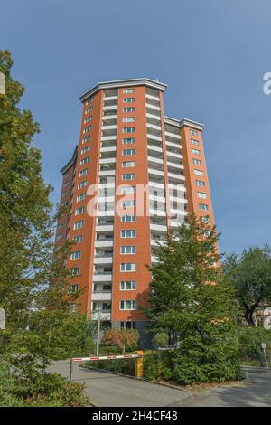 Hochhaus, Steglitzer Damm, Steglitz, Steglitz-Zehlendorf, Berlin, Deutschland Stockfoto