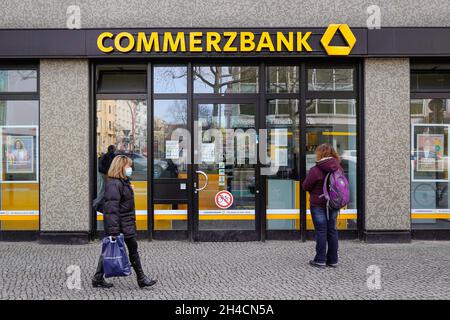 Commerzbank Filiale, Schloßstraße, Steglitz, Berlin, Deutschland Stockfoto