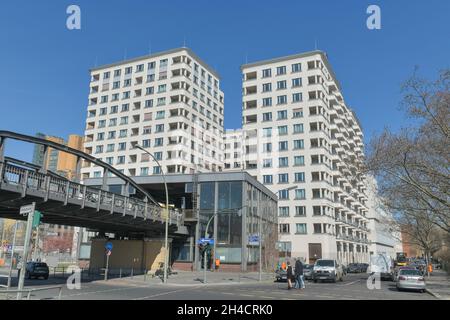 Neubauprojekt Highpark am Potsdamer Platz, Köthener Straße, Gabriele-Tergit-Promenade, Mitte, Berlin, Deutschland Stockfoto