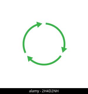 Recycling Symbol einfaches Design Stock Vektor