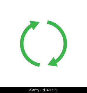 Recycling Symbol einfaches Design Stock Vektor