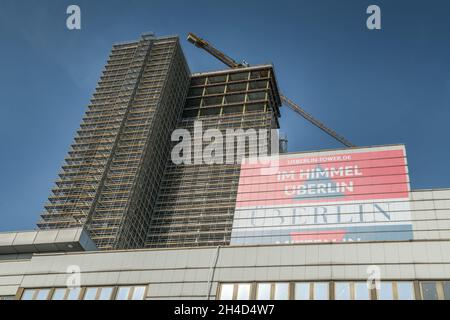 Überlin, Baustelle, Wohnhaus, Steglitzer Kreisel, Schlossstrasse, Steglitz, Berlin, Deutschland Stockfoto