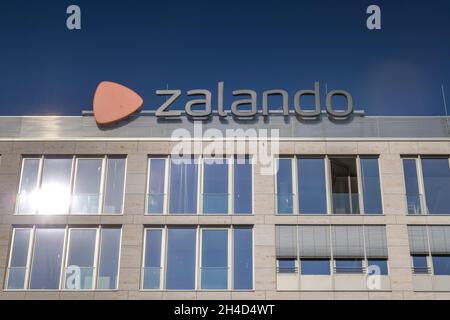 Zalando, Mühlenstraße, Friedrichshain, Berlin, Deutschland Stockfoto