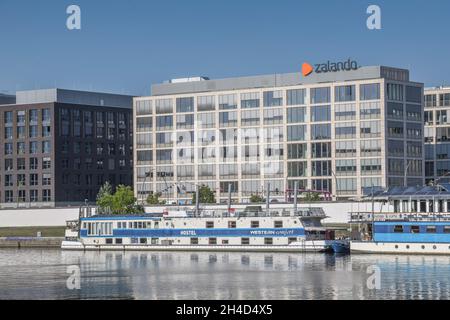 Zalando, Mühlenstraße, Friedrichshain, Berlin, Deutschland Stockfoto